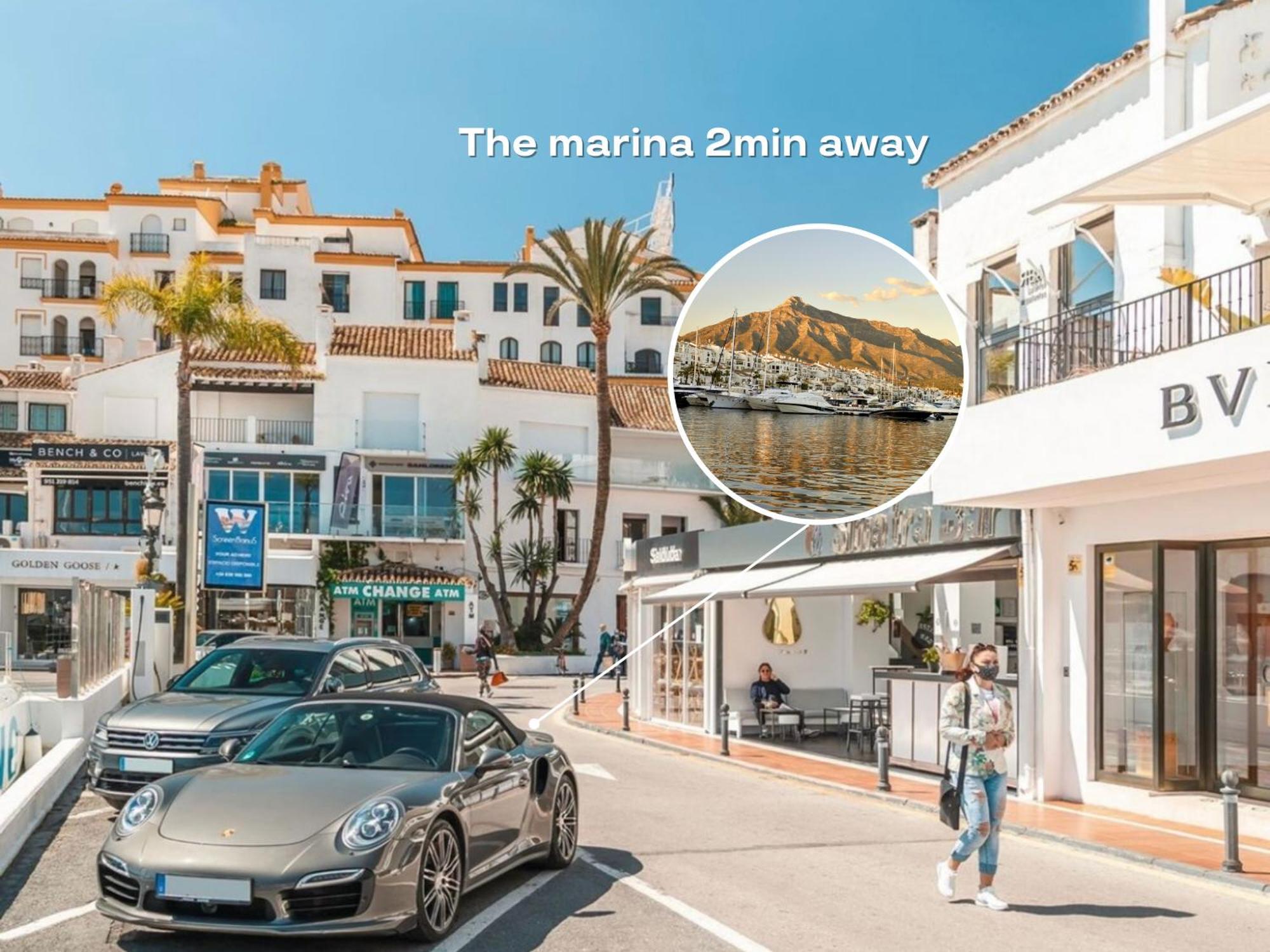 Vacation Marbella I Brand New Terrazas De Banus Apt, 24-7 Security, A Minute From The Marina, The Sea And Luxury Shopping מראה חיצוני תמונה